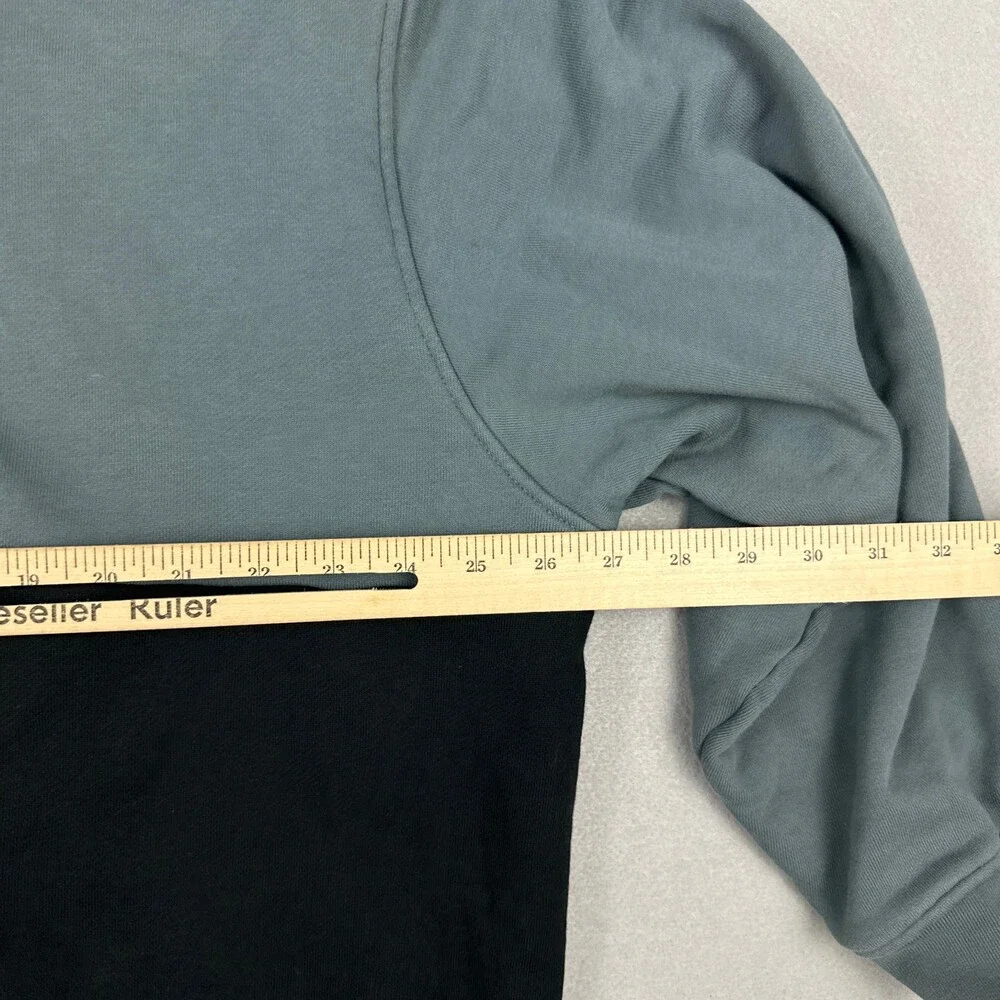 Adidas Hoodie Men Extra Large Blue Colorblock Sliced Trefoil Sweatshirt Pullover